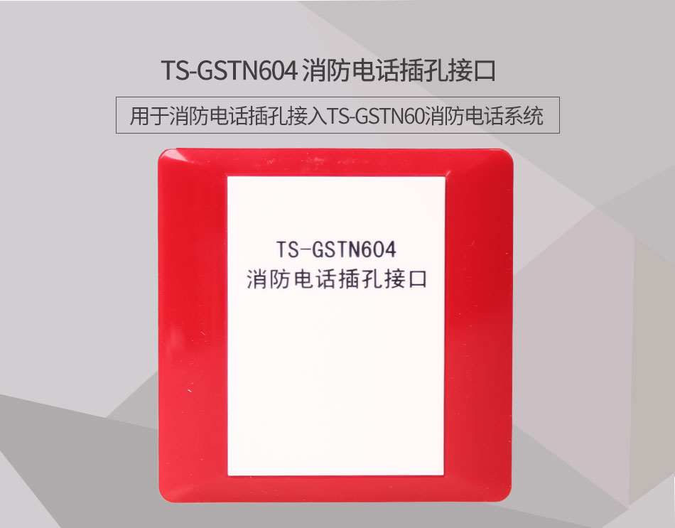 四川海湾TS-GSTN604消防电话接口情景展示